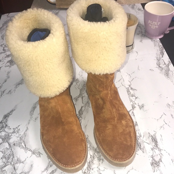 New Stuart Weitzman foldable suede boots 👢 - Picture 4 of 16